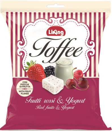 Liking cukríky TOFFEE jogurtovo - ovocné